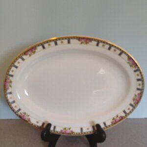 Cleveland China Vintage Small Oval Platter 10.5"